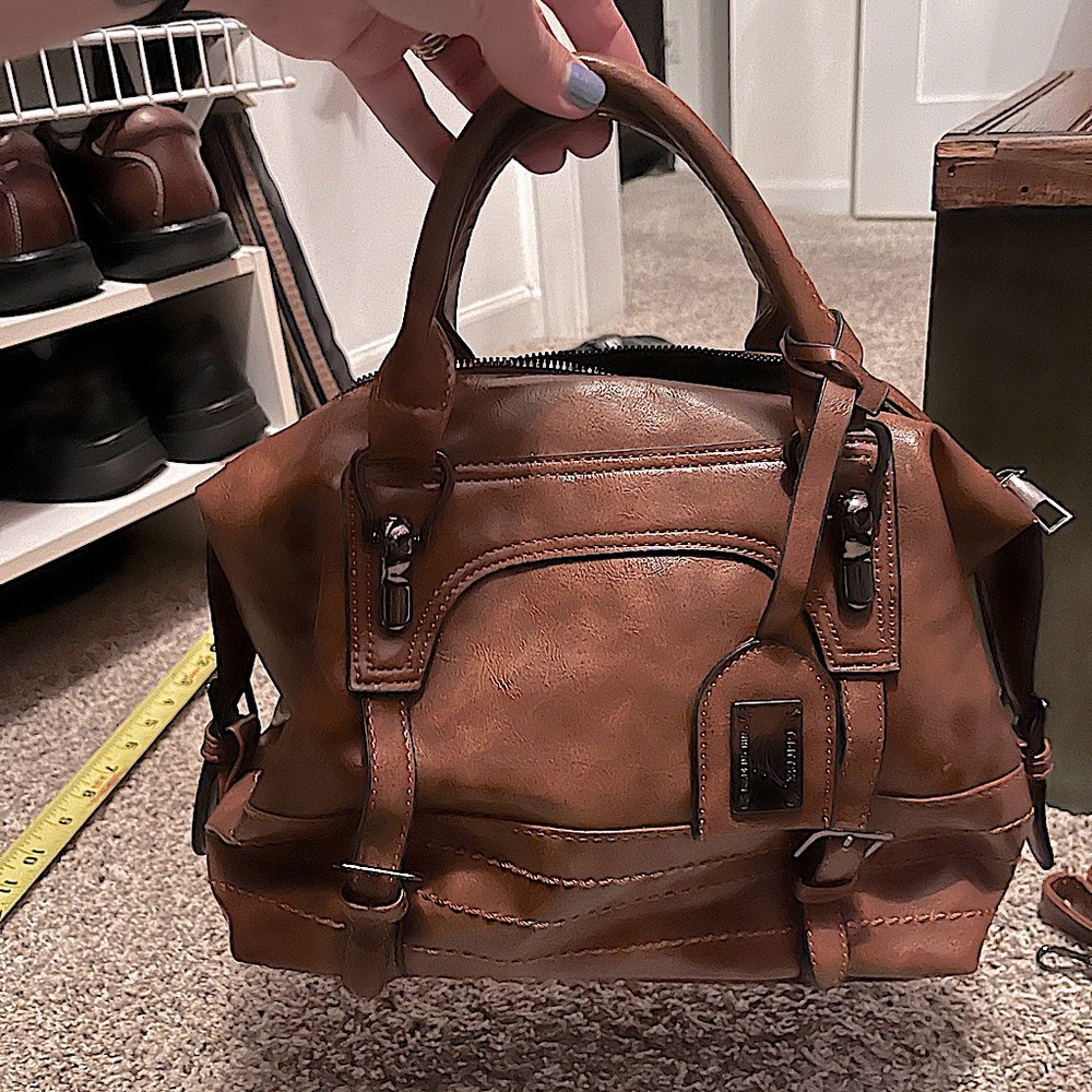 Faux Leather Small Bag